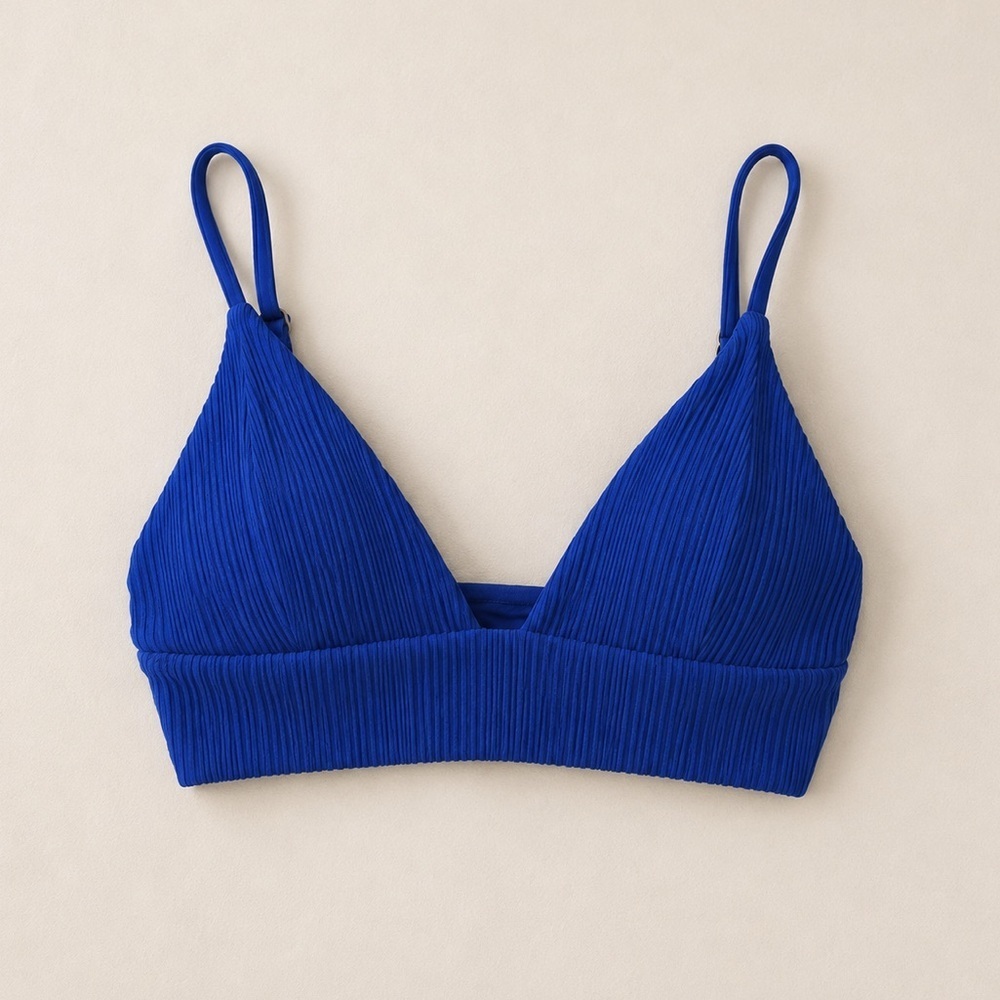 L*SPACE Winnie Bikini Top in Royal